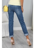 Pantaloni de dama cu gauri Jeans 98940 - Magazin online - Boutique